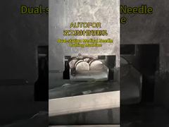 針管とチップのダブルステーション精密切断機